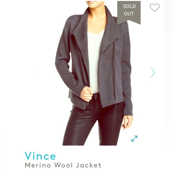 Vince women’s merino wool jacket - size XS - Picture 2 of 14